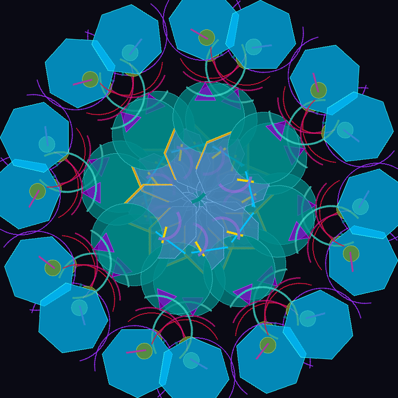 Kaleidoscope 8-fold