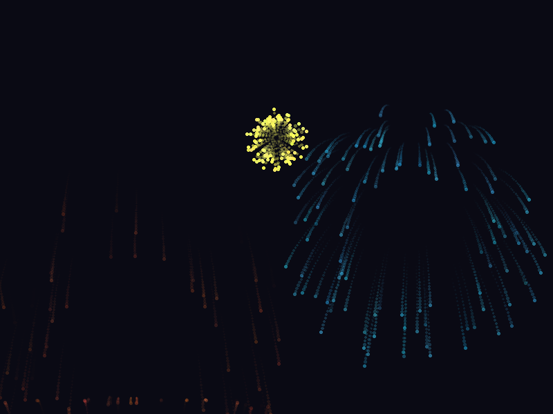 Particle Fireworks